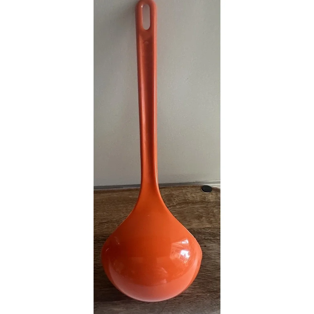 Rubbermaid Ladle‎ Orange Vintage Kitchen Cooking Retro Soup Serving Spoon